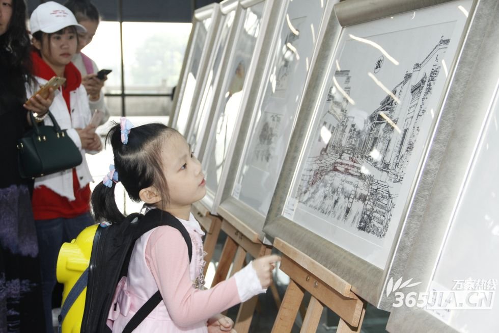 “安徽名人馆杯”首届手绘艺术大赛作品展开幕